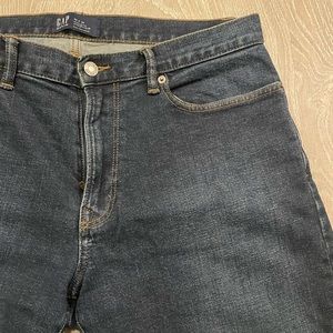 GAP Athletic Dark Wash Blue Denim Jeans